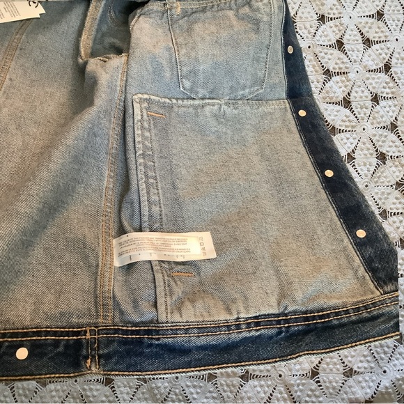 Denim Jacket NWT XS Calvin Klein Jeans - Picture 6 of 7